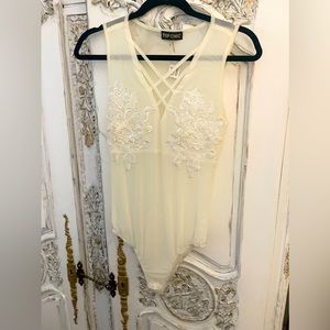 COPY - Lacey bodysuit very sexy elegant